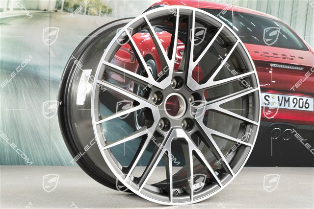 20-inch wheel rim Turbo V, 9J x 20 ET41, Titan