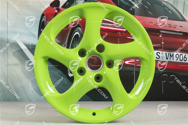 18" Felga Turbo Look II, 8J x 18 ET50, Lizard green
