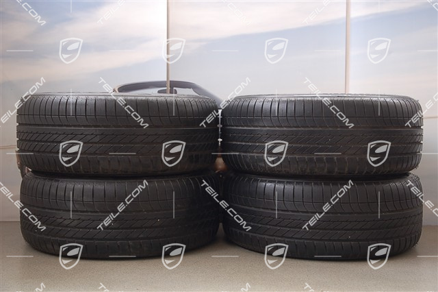 19-inch Cayenne Turbo summer wheel set, 4 wheels 8,5 J x 19 ET 59 + 4 tyres 265/50 R 19 110Y XL, without TPMS, only 80km