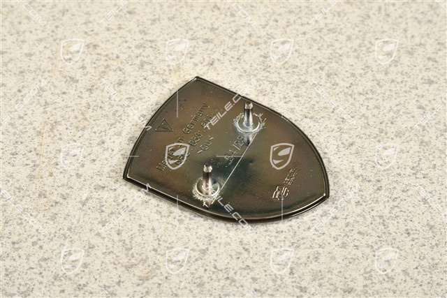 Bonnet badge, crest Porsche Turbonit