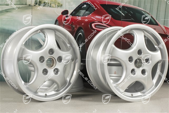 17-inch CUP I wheel set, 7J x 17 ET55 + 9J x 17 ET55