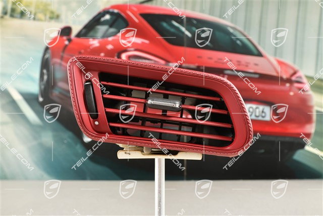Side Air vent, galvano silver, bordeauxred, R