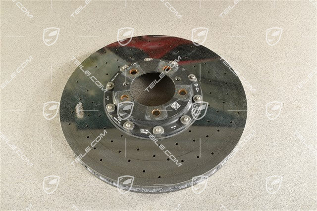 PCCB tarcza hamulcowa ceramiczna, 20" / 420mm, uszkodzona, R