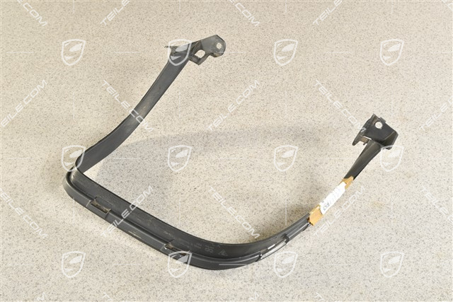 Rear bumper Exhaust system tail pipe cover trim, Black matte, R