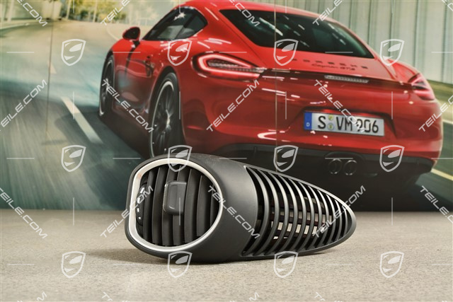 Dashboard centre vent / nozzle, black, L