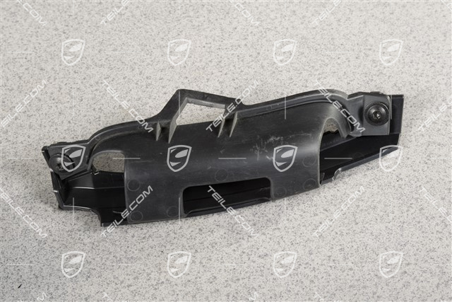 Rear bumper grille retaining, L