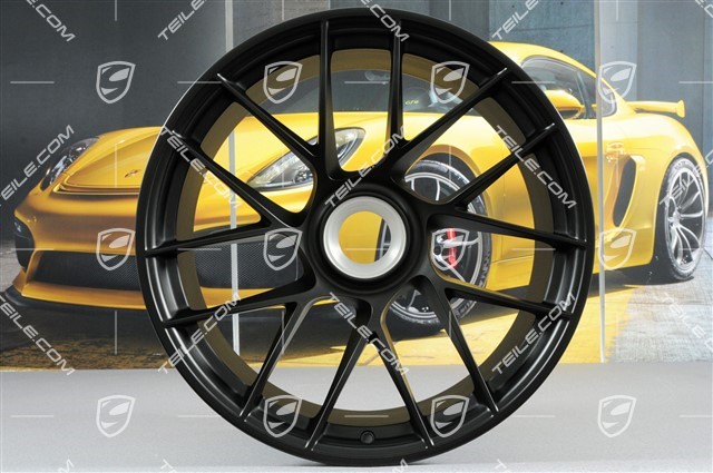 20-inch wheel rim set Turbo Sport III, central lock, 9J x 20 ET51 + 12J x 20 ET63,  black matte