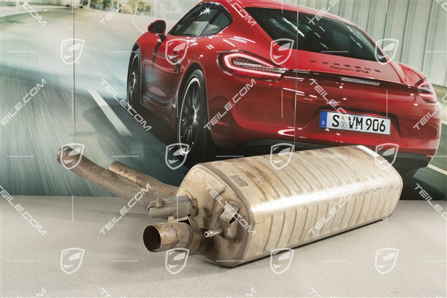 Rear silencer / muffler