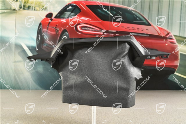 Cover, Instrument cluster / Steering column, Black
