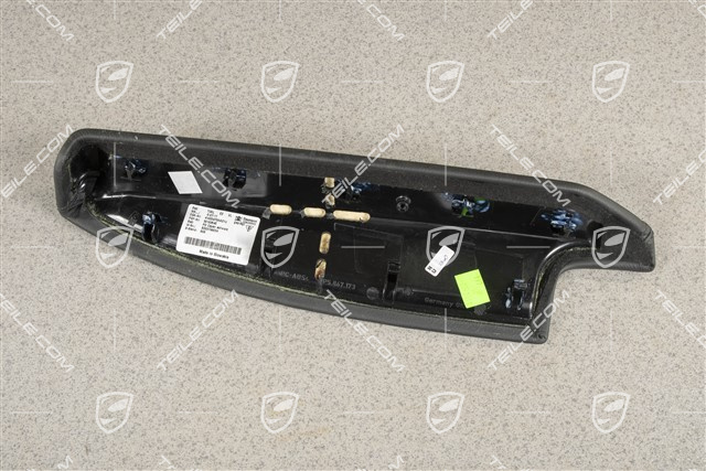 Armlehne, Türverkleidung vorne, Kunstleder, Schwarz, L