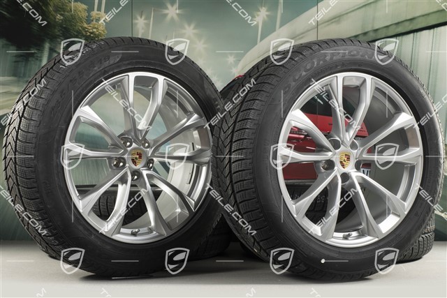 19-inch "Macan Design" winter wheels set, rims 8,5J x 19 ET21 + 9J x 19 ET21 + NEW Pirelli winter tyres 235/55 R19 + 255/50 R19, with TPMS