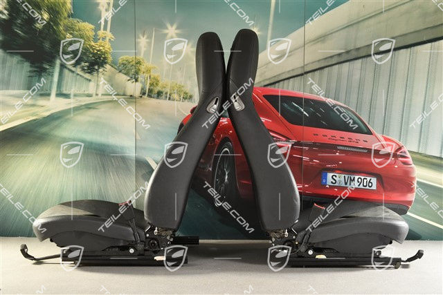 Sitze, schwarz, Alcantara, Manual, Satz (L+R)