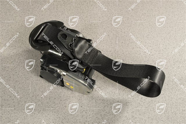 Seat belt, front, Black, R