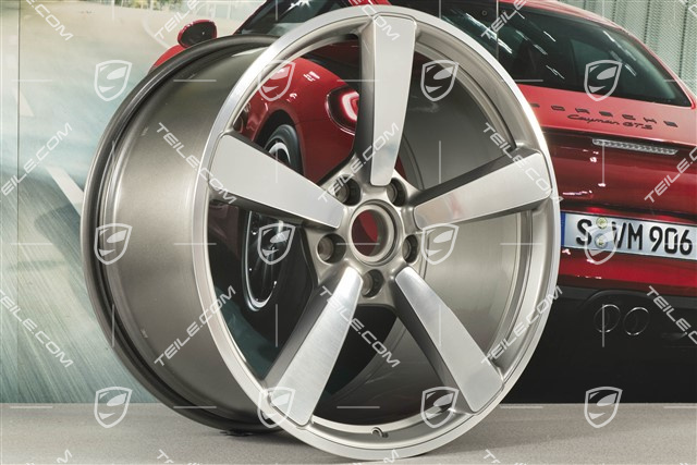 21" Felga Carrera Exclusive, 11,5J x 21 ET67, platynowy srebrny