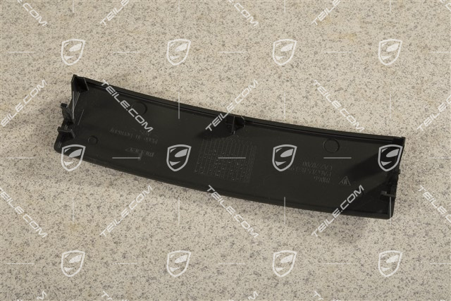 Blinddeckel / Endkappe Mitteltunnel hinten, Schwarz