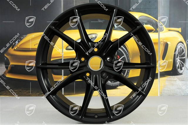 20-inch wheel Carrera S (IV), 11,5J x 20 ET76  in black satin-mat