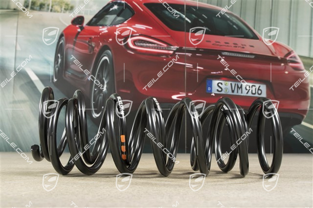 Schraubenfeder, VA, KENN Orange, Carrera 4