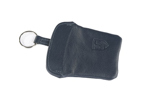 Key Case / Key pouch, Marine Blue, leather, Porsche 911 70's to 90's