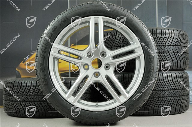 20" Winterräder Satz "Panamera Turbo", Felgen 9,5 J x 20 ET71 + 10,5 J x 20 ET71 + Michelin Pilot Alpin 4 Winterreifen 275/40 R20 + 315/35 R20