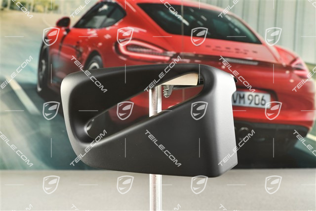 Sicherheitsgurt Abdeckung / Rosette, Cabrio, Schwarz, L