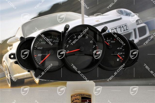Instrument cluster, 5th-speed manual transmission, standard package, on-board computer