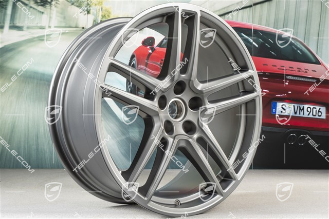 20" wheel "Macan Turbo", 9J x 20 ET26, BORBET, platinum satin matt