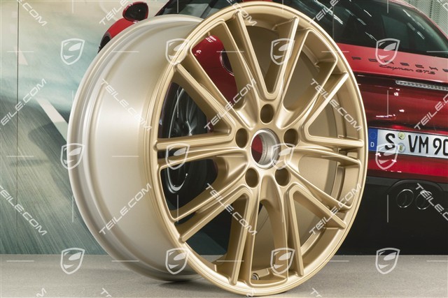 20" Felge Exclusive Design, 9,5J x 20 ET71, für Winterbetrieb, Aurum Seidenmatt