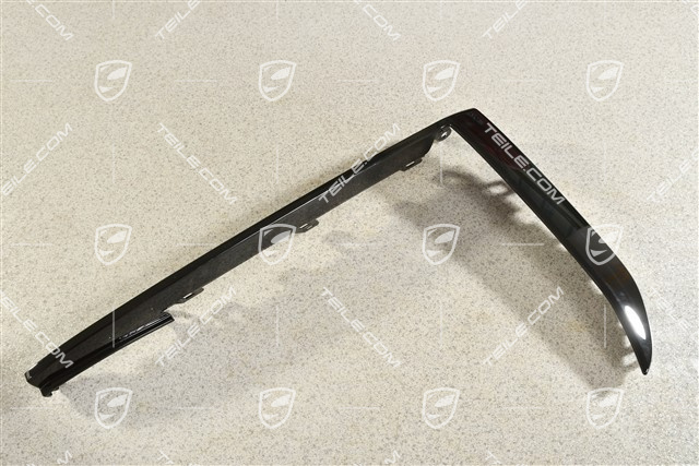 Disc / cover, retaining frame, Upper, Black, Sport Design, L