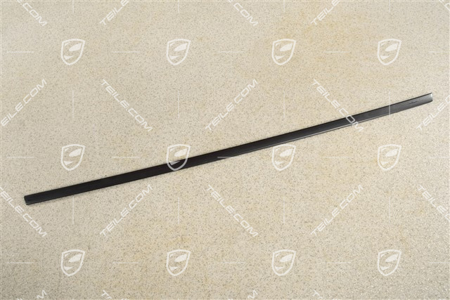 Listwa ozdobna, pakiet aluminium, czarna, tył, R
