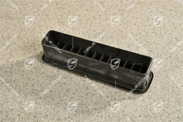 Lüftungsgitter / Blende, seitlich, Satinschwarz, R