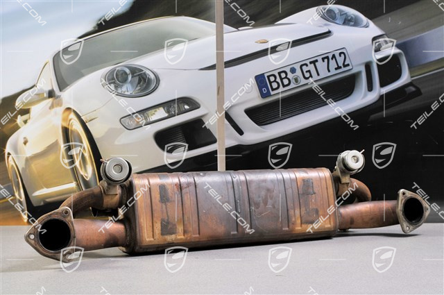 Middle silencer, Carrera S/4S, 3.8L 294KW