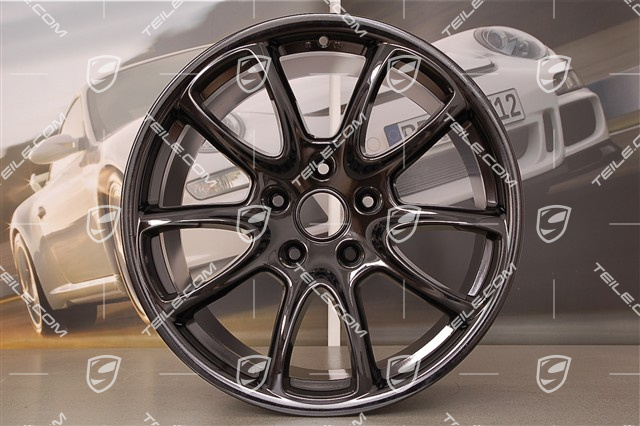 19" GT3 Felgensatz, 8,5J x 19 ET53 + 12J x 19 ET68, schwarz