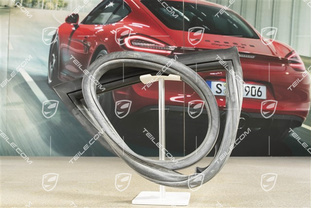 Sealing frame for rear quarter glass, L