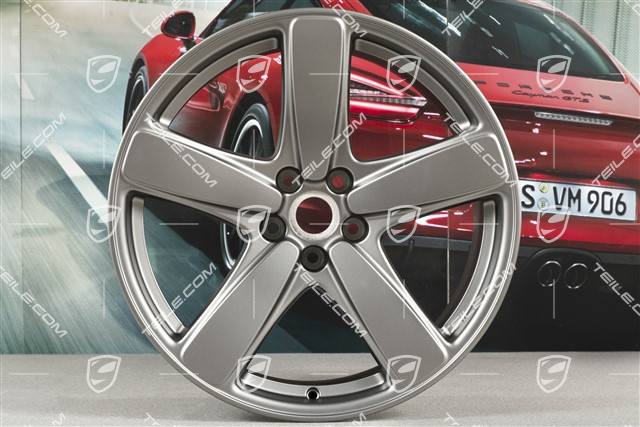 19" "Sport Classic" Felgensatz, Felgen 8,5J x 19 ET21 + 9J x 19 ET21 Platinum Seidenmatt