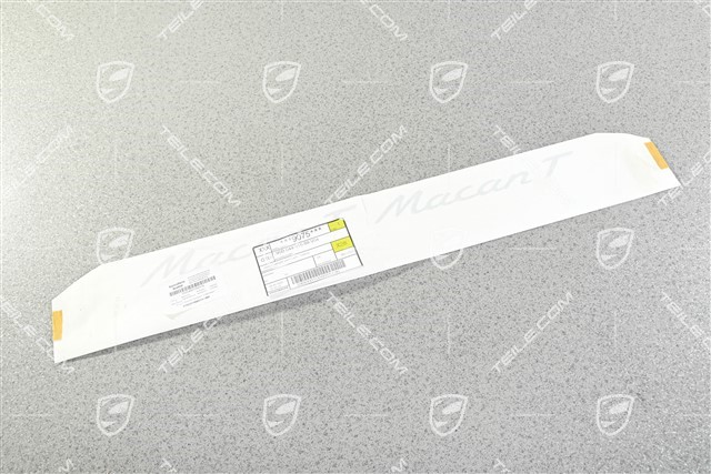 Dekorfolie Satz, Schriftzug MACAN T Silber