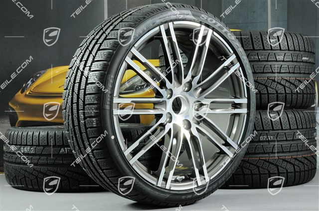 20-inch winter wheels set "Turbo", rims 8,5J x 20 ET51 + 11J x 20 ET52 + Pirelli winter tires 245/35 R20 + 295/30 R20, without TPM