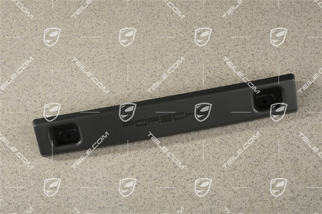 Podstawa tablicy rejestracyjnej, mała, GTS / Sport Design Package, czarna