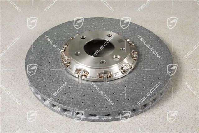 Brake disc, PCCB, 20-inch, yellow calliper, R