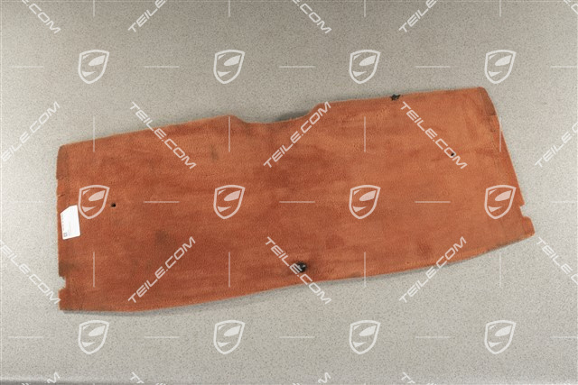 Tapicerka tylnej ściany grodziowej, Wykładzina,  terracotta, Cabrio