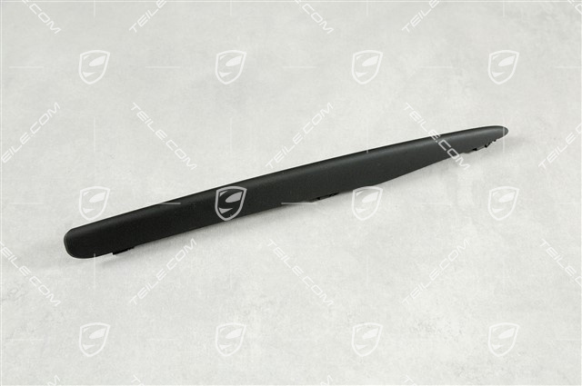 Front bumper retaining frame, upper cover, RWD, black satin, L Front bumper retaining frame, upper cover, RWD, black satin, L