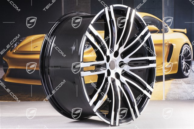 21'' Turbo III, Felga 10J x 21 ET19, czarny wysoki połysk