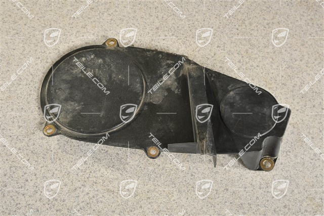 Cover for power steering pump drive belt