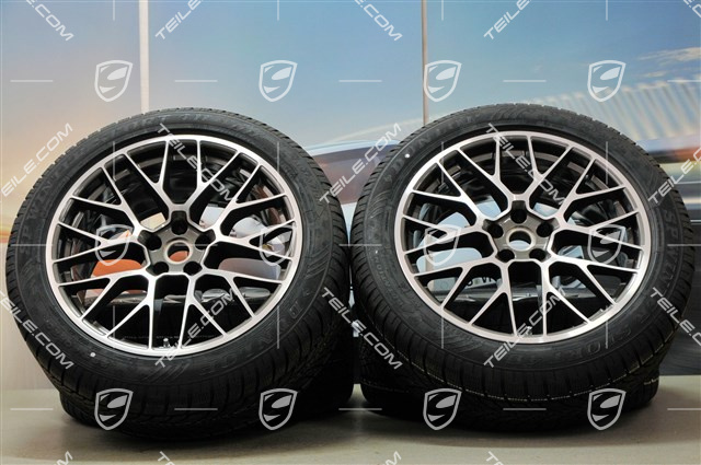 20-inch "RS Spyder Design" winter wheels set, rims 9J x 20 ET26 + 10J x 20 ET19, Dunlop winter tyres 265/45 R 20 + 295/40 R 20, with TPMS