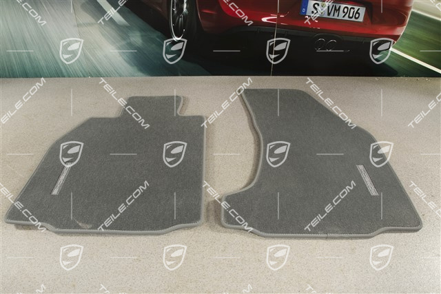 Komplet dywaników podłogowych, 2-częściowy, modele z BOSE Surround Sound-System, szary