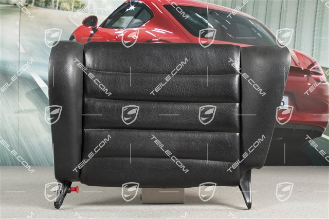 Back seat backrest, Cabrio, Leatherette, Black, L