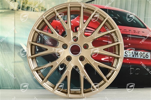 21" Komplet felg Panamera Exclusive Design, 9,5J x 21 ET71 + 11,5J x 21 ET69, neodyme