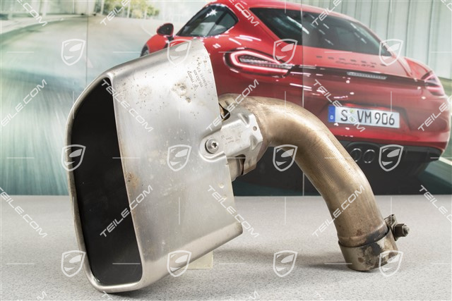 Exhaust system tail pipe, standard tailpipe, 3.0L V6, R