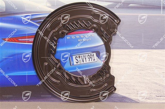 Rear axle disc brake protective plate, PCCB, L Rear axle disc brake protective plate, PCCB, L