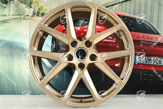 21-inch Panamera Sport Design wheel rim set, 9,5J x 21 ET71 + 11.5J x 21 ET69, neodyme