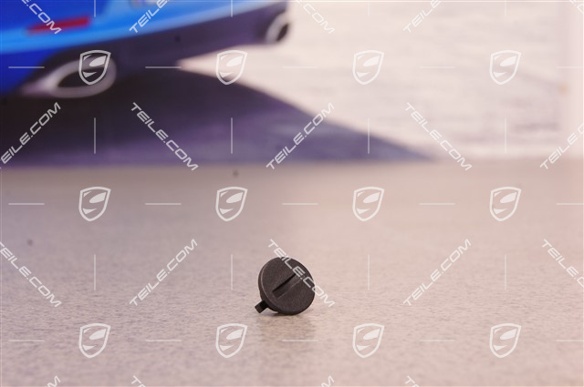Plastic Cap nut, Satin black